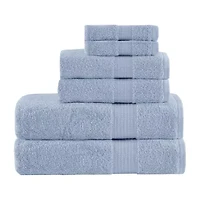 Madison Park Certified 100% Organic Cotton 6-pc. Solid Bath Towel Set