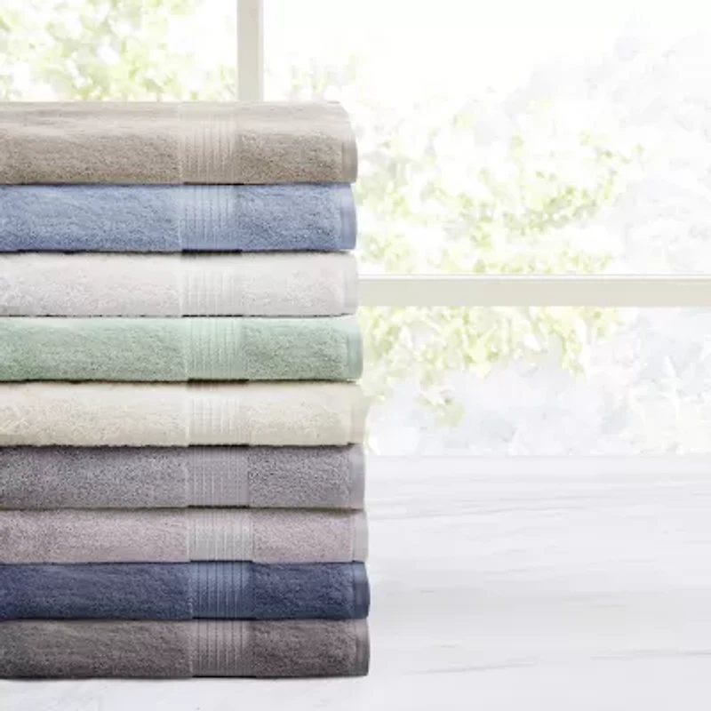 Madison Park Certified 100% Organic Cotton 6-pc. Solid Bath Towel Set