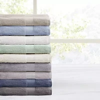 Madison Park Certified 100% Organic Cotton 6-pc. Solid Bath Towel Set