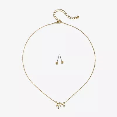 Bijoux Bar Zodiac Constellation 2-pc. 16 Inch Pendant Necklace