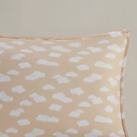 Urban Habitat Kids Ellie Reversible Sunshine Printed 100% Cotton Quilt Set With Throw Pillow