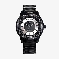 Elgin Womens Silver Tone Bracelet Watch Fg160032