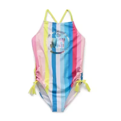 Juicy By Juicy Couture Little & Big Kid Girls Striped One Piece Swimsuit
