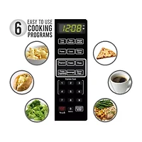 Farberware FMG16SS 1.6 Microwave Oven, Brushed Stainless Steel