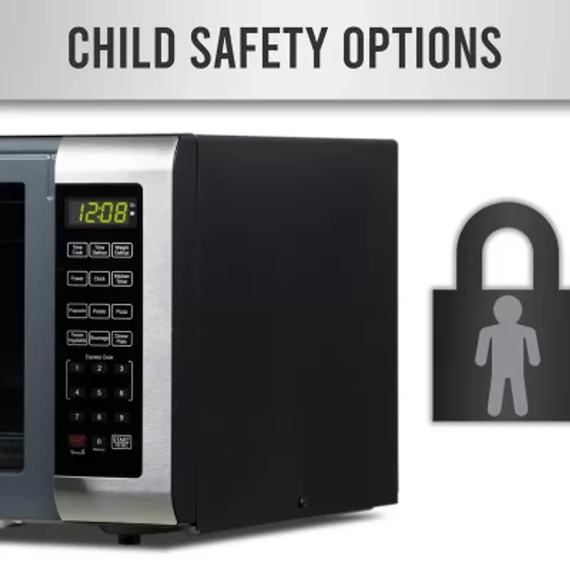 Farberware FMG16SS 1.6 Microwave Oven, Brushed Stainless Steel