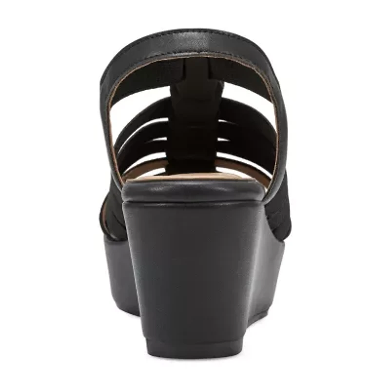 Easy Spirit Womens Avinna Wedge Sandals