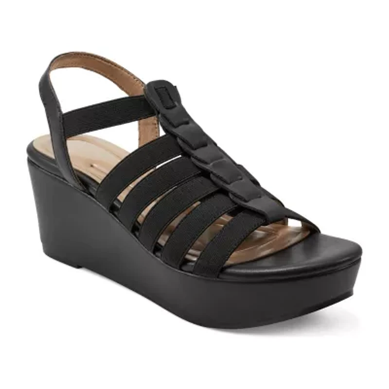 Easy Spirit Womens Avinna Wedge Sandals