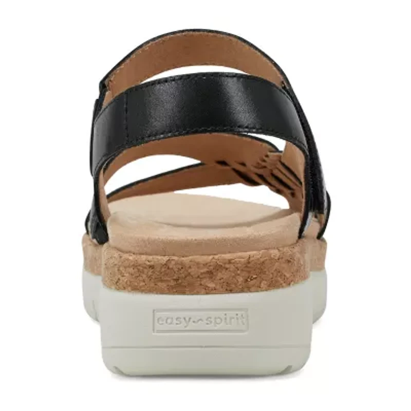 Easy Spirit Ilena Womens Adjustable Strap Footbed Sandals
