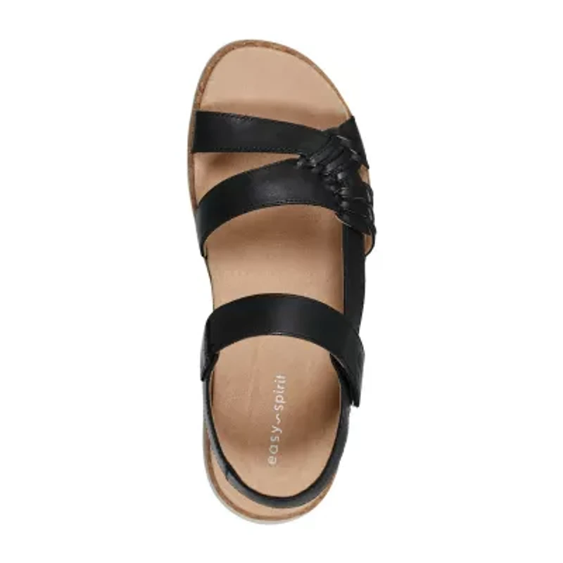Easy Spirit Ilena Womens Adjustable Strap Footbed Sandals