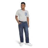 Levi's® Big Kid Boys Adjustable Waist Husky Mid Rise 511™ Slim Fit Jean