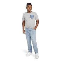 Levi's® Big Kid Boys Adjustable Waist Husky Mid Rise 502™ Regular Fit Jean