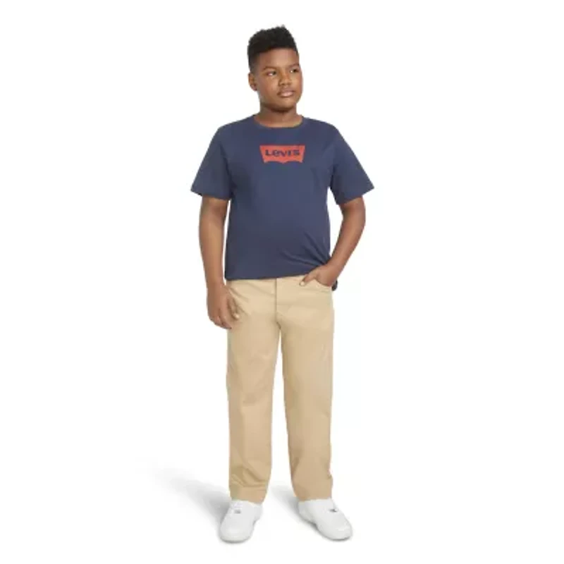 Levi's® Sueded Big Kid Boys Adjustable Waist 511™ Slim Fit Husky Pant
