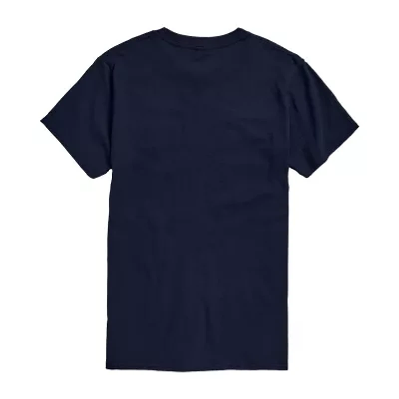 Mens Crew Neck Short Sleeve Classic Fit USPS Graphic T-Shirt