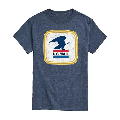 Mens Crew Neck Short Sleeve Classic Fit Graphic T-Shirt