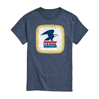 Mens Crew Neck Short Sleeve Classic Fit Graphic T-Shirt
