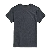 Mens Crew Neck Short Sleeve Classic Fit Father's Day Graphic T-Shirt