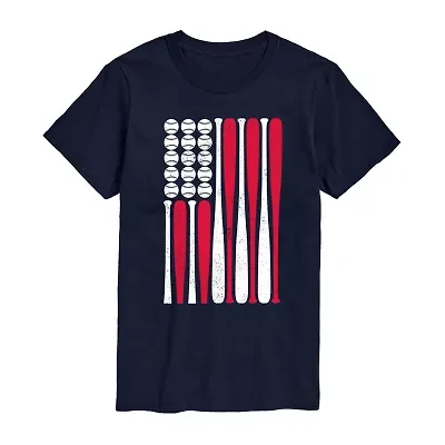 Mens Crew Neck Short Sleeve Regular Fit Graphic T-Shirt