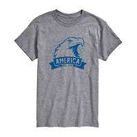 Mens Crew Neck Short Sleeve Regular Fit Graphic T-Shirt