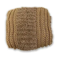 Your Lifestyle By Donna Sharp Faux Fur Plush Knit Midweight Throw