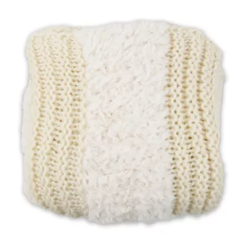 Your Lifestyle By Donna Sharp Faux Fur Plush Knit Midweight Throw