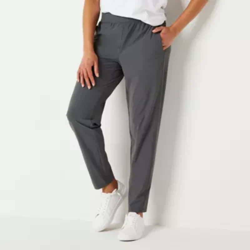 Stylus Womens Slim Mid Rise Pull-On Pant