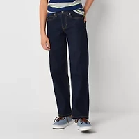 Thereabouts Little & Big Kid Boys Adjustable Waist Stretch Fabric Bootcut Relaxed Fit Jean