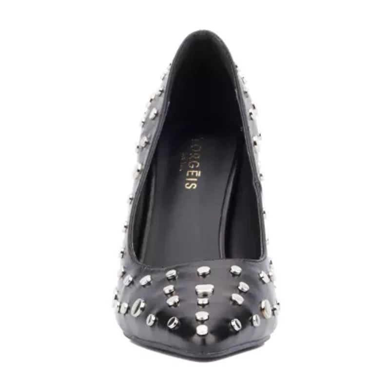 Torgeis Zoelle Womens Pointed Closed Toe Stiletto Heel Pumps