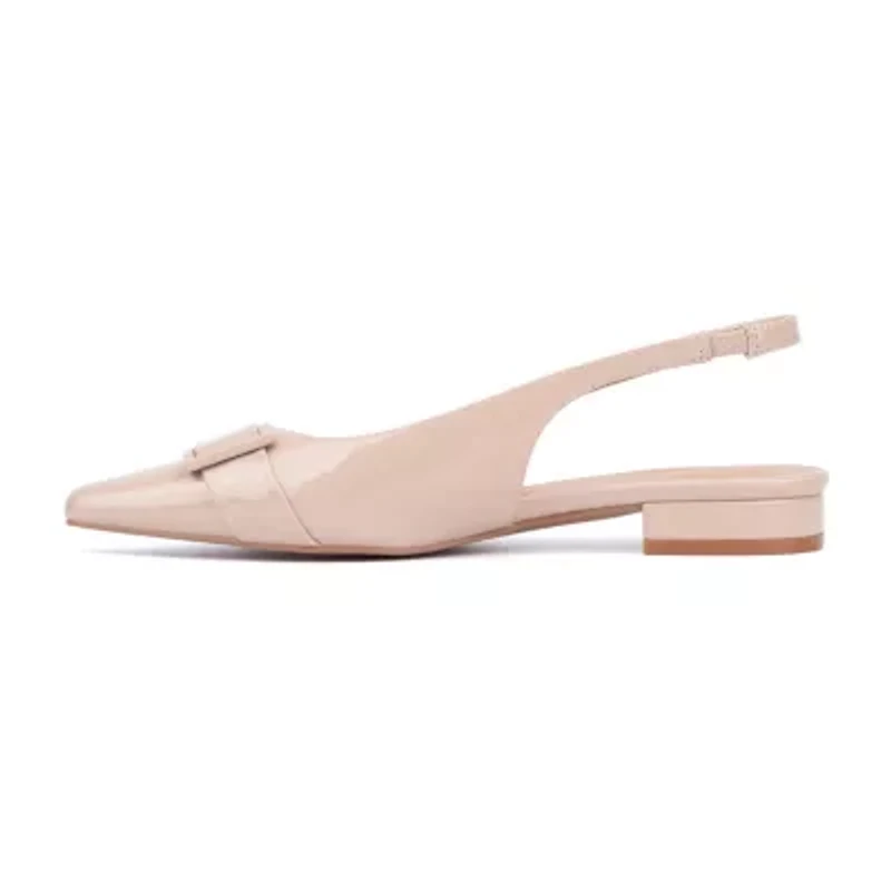 Torgeis Janessa Womens Pointed Closed Toe Block Heel Pumps