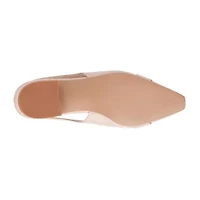 Torgeis Janessa Womens Pointed Closed Toe Block Heel Pumps