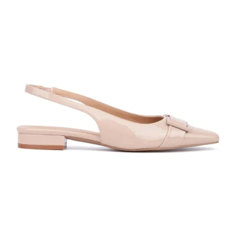 Torgeis Janessa Womens Pointed Closed Toe Block Heel Pumps