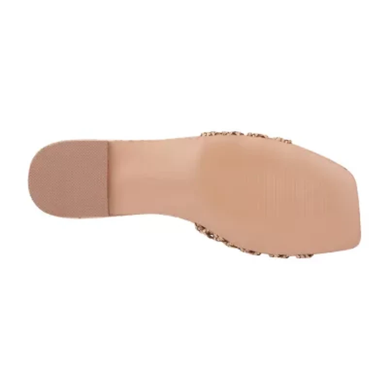 Torgeis Womens Bronze Flat Sandals