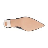 Torgeis Inessa Womens Pointed Flared Heel Pumps