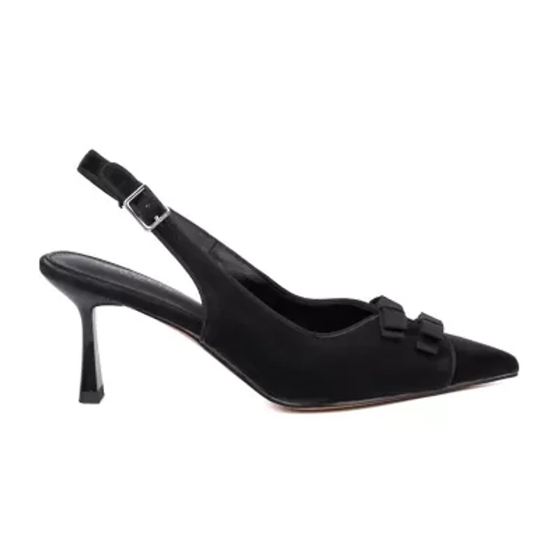 Torgeis Natasha Womens Pointed Closed Toe Stiletto Heel Pumps