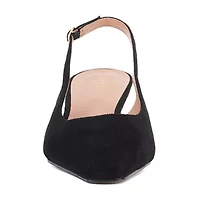 Torgeis Bernadette Womens Pointed Closed Toe Kitten Heel Pumps