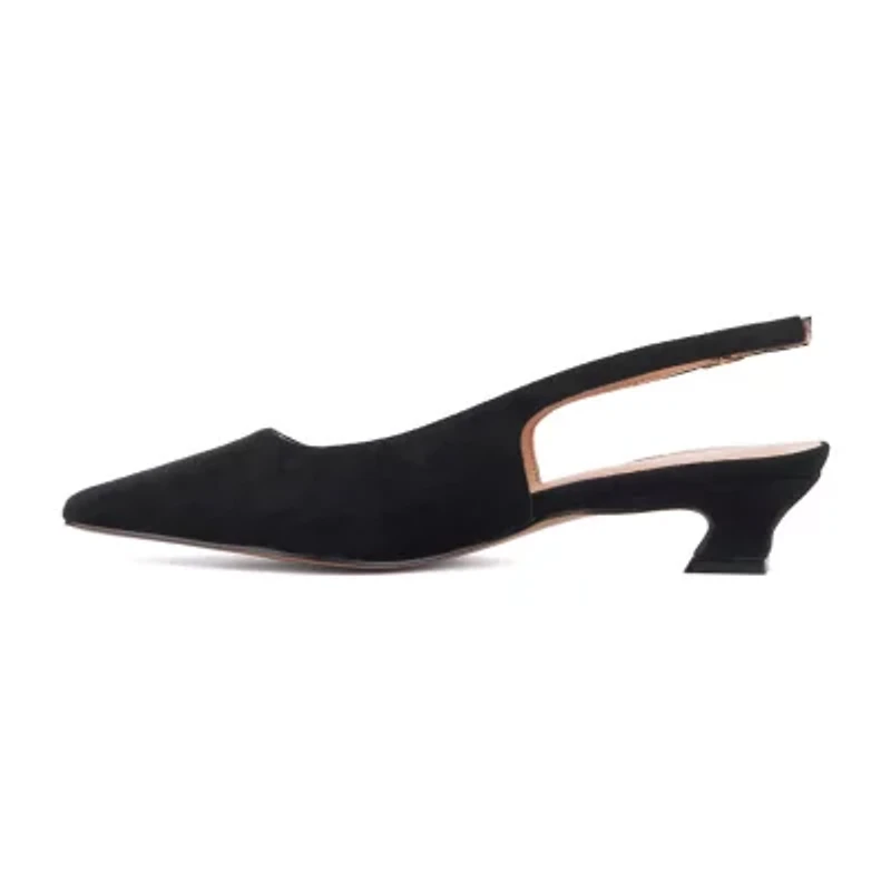 Torgeis Bernadette Womens Pointed Closed Toe Kitten Heel Pumps