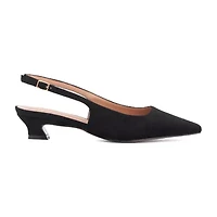 Torgeis Bernadette Womens Pointed Closed Toe Kitten Heel Pumps