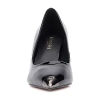 Torgeis Ivonne Womens Pointed Closed Toe Block Heel Pumps