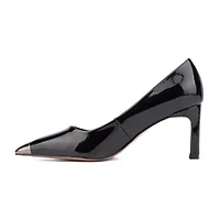 Torgeis Ivonne Womens Pointed Closed Toe Block Heel Pumps