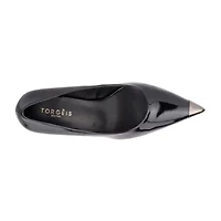 Torgeis Ivonne Womens Pointed Closed Toe Block Heel Pumps