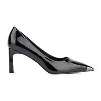 Torgeis Ivonne Womens Pointed Closed Toe Block Heel Pumps