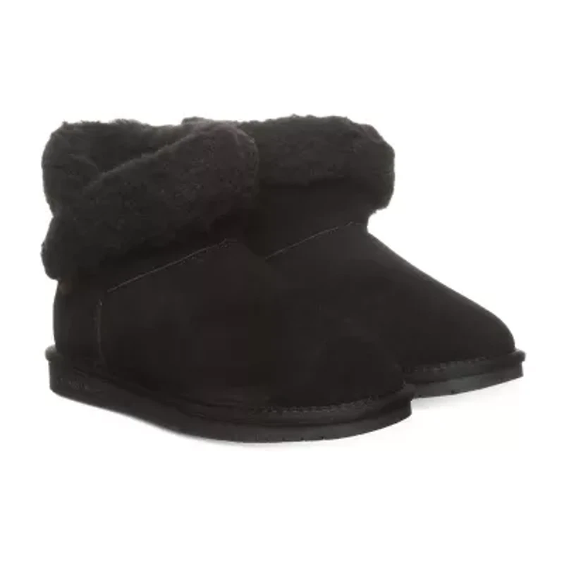 Bearpaw Womens Franie Flat Heel Winter Boots