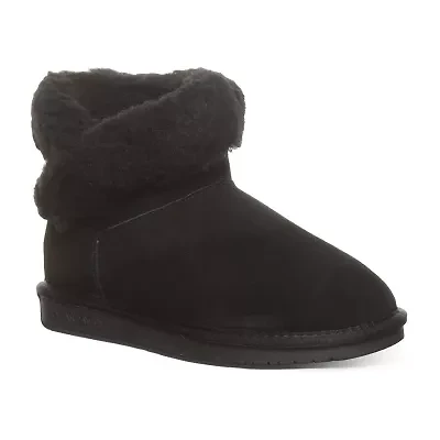 Bearpaw Womens Franie Flat Heel Winter Boots