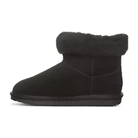 Bearpaw Womens Franie Flat Heel Winter Boots