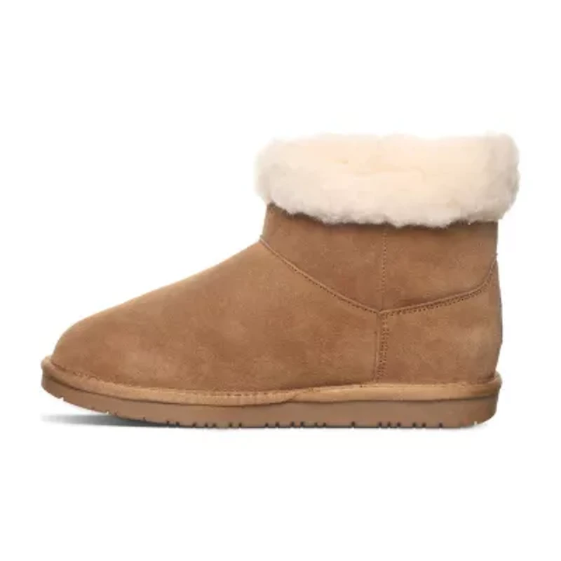 Bearpaw Womens Franie Flat Heel Winter Boots