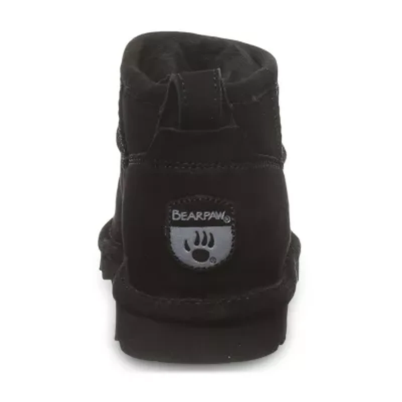 Bearpaw Womens Shorty Flat Heel Booties