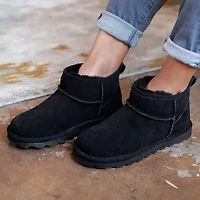 Bearpaw Womens Shorty Flat Heel Booties