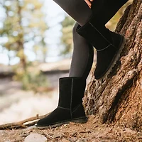 Bearpaw Womens Elle Flat Heel Winter Boots