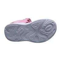 Barbie Light Up Toddler Girls Adjustable Strap Footbed Sandals