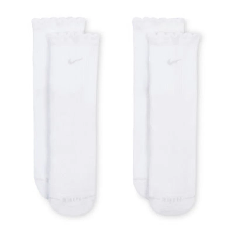 Nike Womens 2 Pair Crew Socks