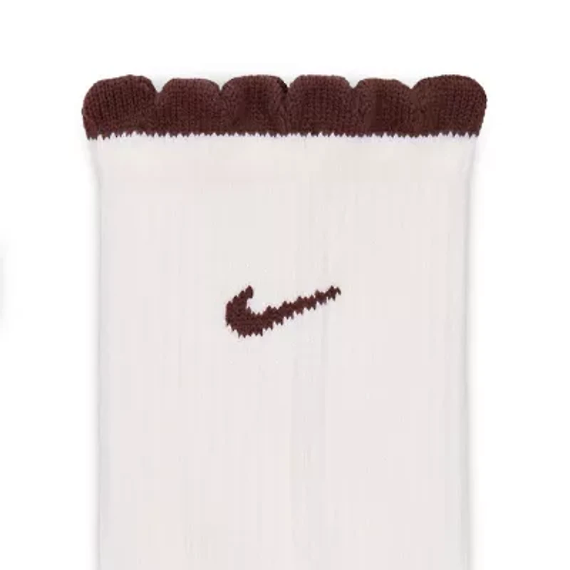 Nike Womens 2 Pair Crew Socks